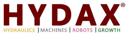 Home hydax hydraulics logo