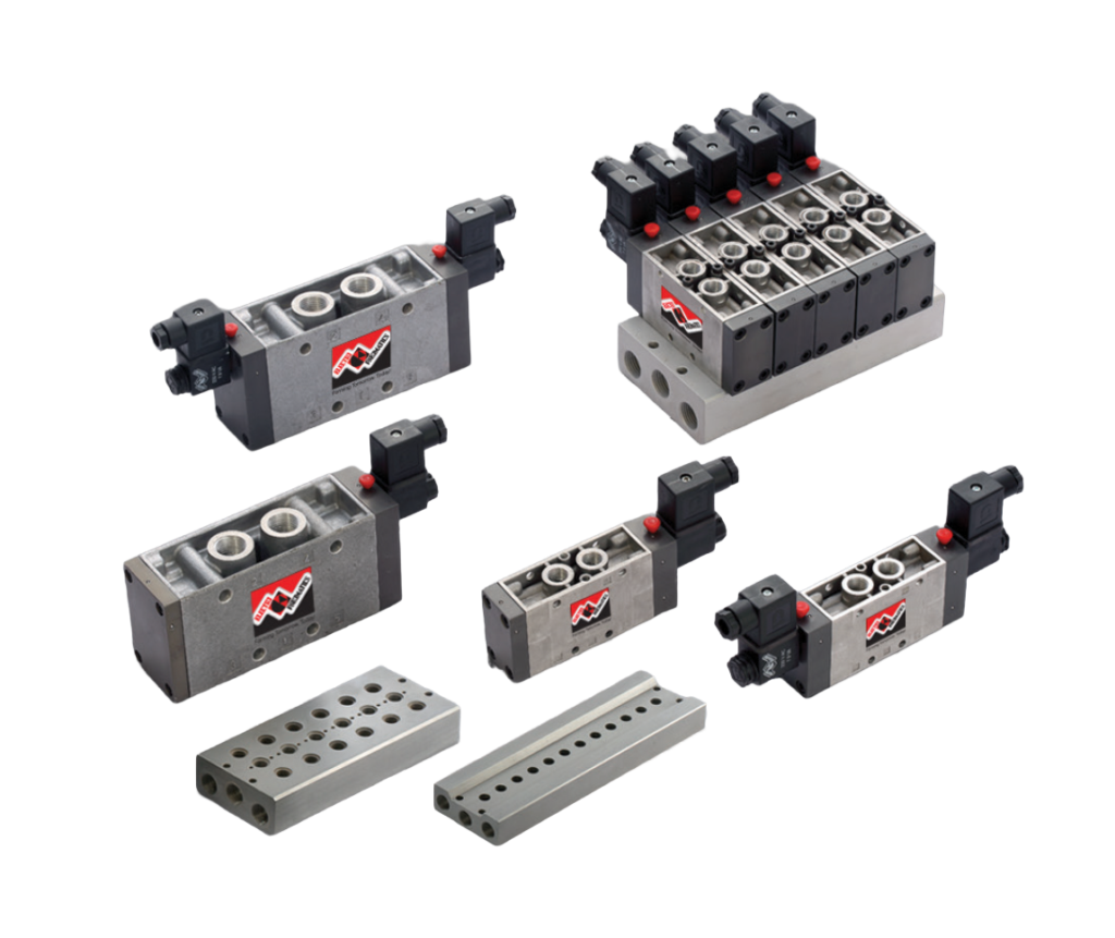 pneumatic valves, stackable series 6